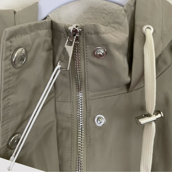 Zara womens water repellant hooded parka jacket XXL NEW - Picture 7 of 11